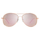 Pink Metal Sunglasses