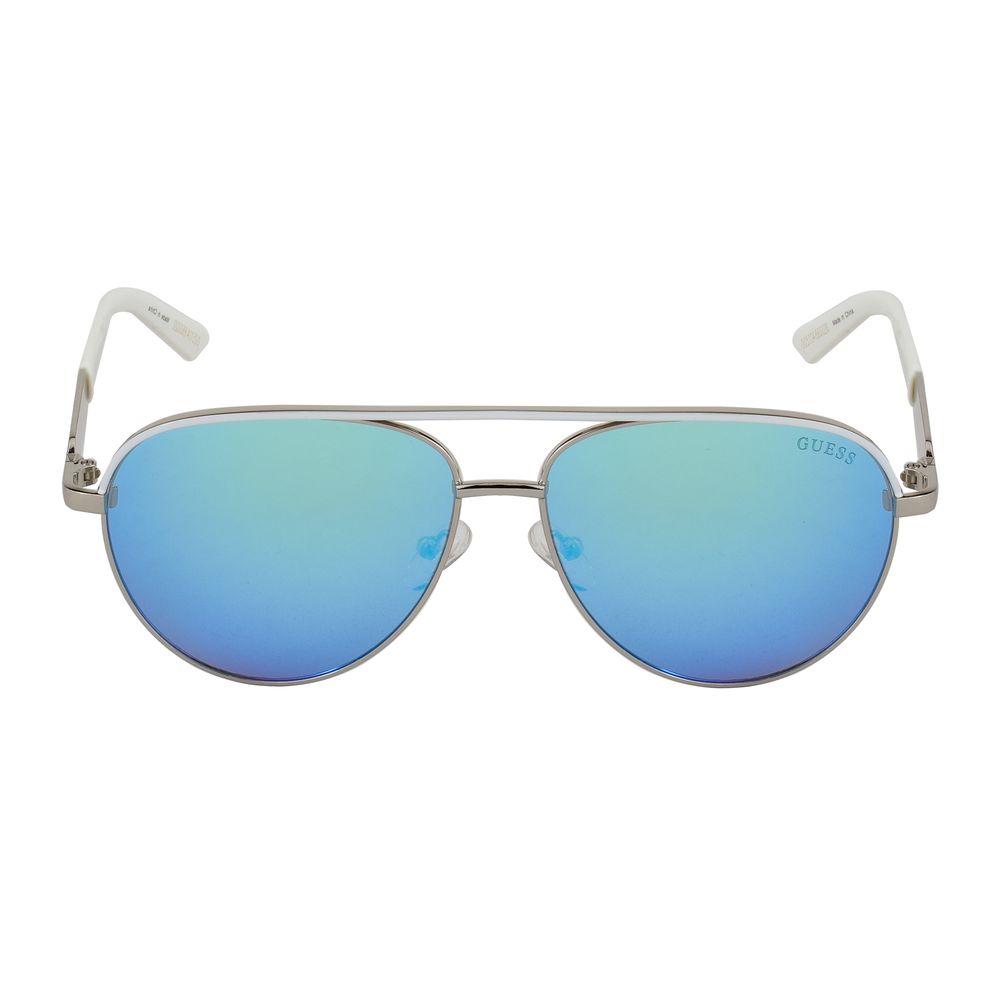 Gray Metal Sunglasses