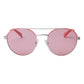 Pink Metal Sunglasses