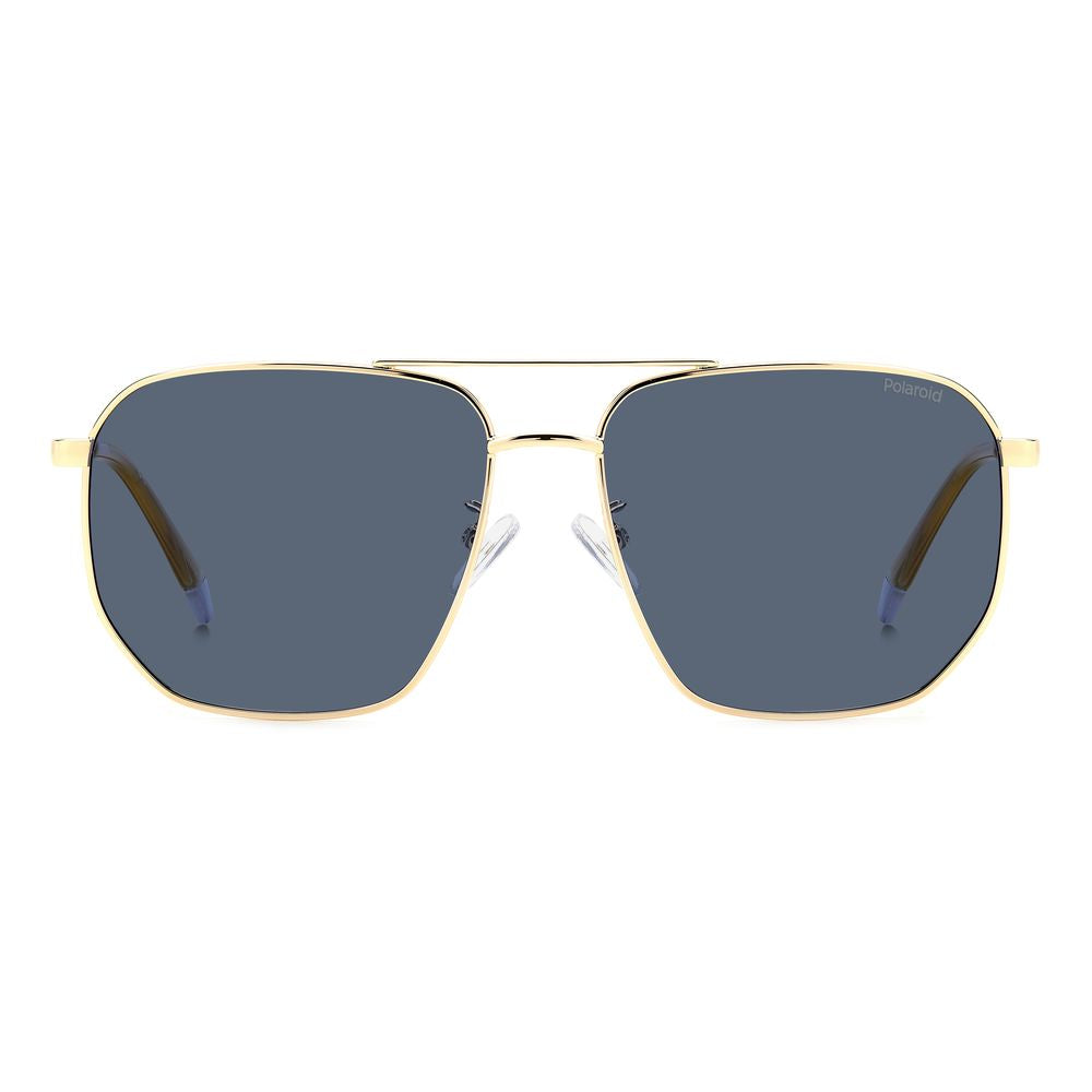 Blue Metal Sunglasses