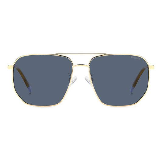 Blue Metal Sunglasses
