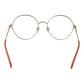 Gold Women Glasses Frame