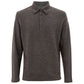 Gray Wool Polo Shirt