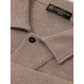 Gray Cotton Polo Shirt