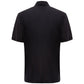 Black Silk Polo Shirt