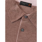 Gray Cotton Polo Shirt