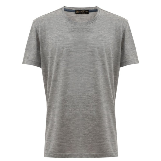 Gray Silk T-Shirt