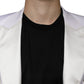 Off White Wool Single Breasted Dress Blazer