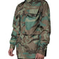 Multicolor Camouflage Button Down Shirt