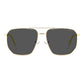 Bicolor Metal Sunglasses