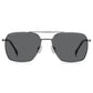 Gray Metal Sunglasses