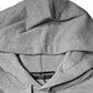 Gray Cotton Logo Hooded Sweatshirt Sweater