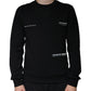 Black Logo Print CrewNeck Sweatshirt Sweater
