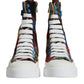 Multicolor Patchwork High Top Sneakers Shoes