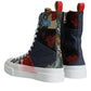 Multicolor Patchwork High Top Sneakers Shoes