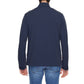 Blue Nylon Full-Length Jacket