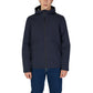 Blue Polyester Jackets & Coat