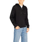 Black Cotton Hoody