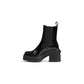 Black Polyester Ankle