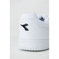 White Artificial Leather Sneaker