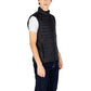 Black Polyester Sleveless Jacket