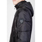 Black Polyester Jackets & Coat