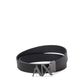 Black Leather Regular Belt