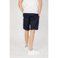 Blue Cotton Bermuda