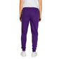 Purple Cotton Joggers Workout Pant