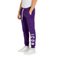 Purple Cotton Joggers Workout Pant