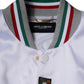 Multicolor Italia Button Down Bomber Jacket