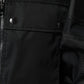 Black Nylon Winter Men Parka Coat Jacket