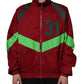 Multicolor Nylon Full Zip Windbreaker Jacket