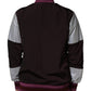 Multicolor Full Zip Jersey Men Bomber Jacket