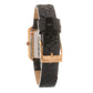 Black Leather Dress Watch