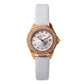 White Leather Dress Watch