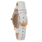 White Leather Dress Watch
