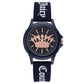 Blue Synthetic Dress Watch