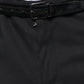 Black Wool Men Formal Dress Pants