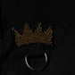 Black Crown Cotton Dress Pants
