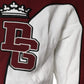 Red White Logo Full Zip Sweatshirt Sweater