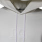 White DG Logo Hooded Men Sweatshirt Sweater