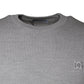 Light Gray Wool Crew Neck Pullover Sweater