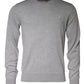 Light Gray Wool Crew Neck Pullover Sweater