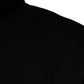 Black Pocket CottonHooded Sweatshirt Sweater