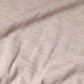 Beige Cashmere Knit Collared Pullover Sweater