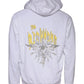 White Logo Cotton Hooded Sweatshirt Sweater