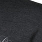 Dark Gray Wool Crew Neck Pullover Sweater