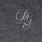 Dark Gray Wool Crew Neck Pullover Sweater