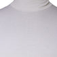 White Long Sleeve Turtleneck Men Pullover Sweater